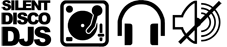 Silent disco email logo
