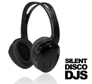 SDDJS HP3 Draadloze Silent Disco hoofdtelefoon