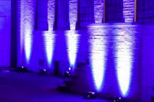 Uplights bij Silent Disco