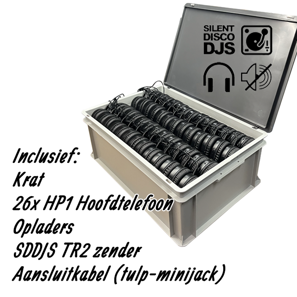 set inclusief opladers hoofdtelefoons